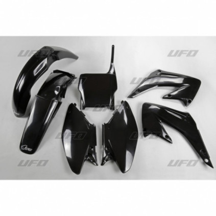 UFO Plastic kit 5-parts Black CR125/250 05-07