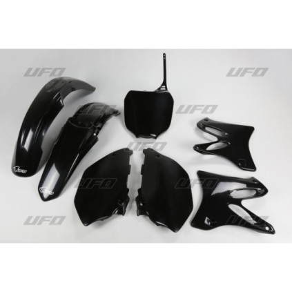 UFO Plastic kit 5-parts Black YZ125/250 02-05