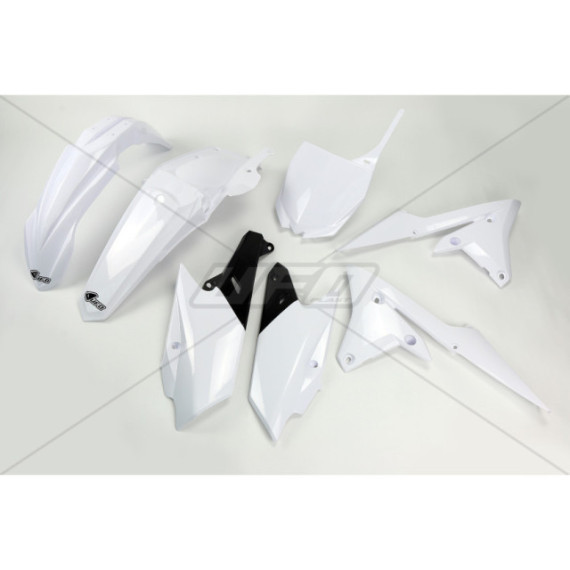 UFO Plastic kit 5-parts White YZF250/450 14-18