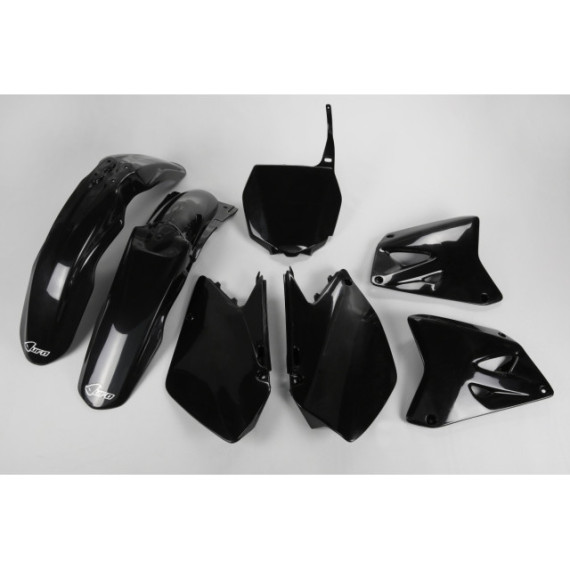 UFO Plastic kit 5-parts Black RM125/250 06-12