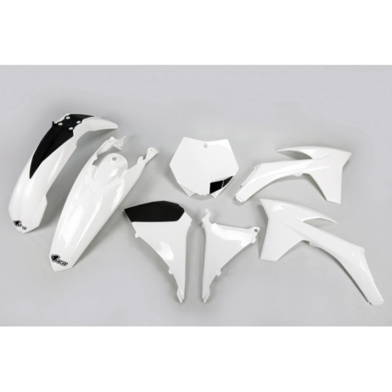 UFO Plastic kit 5-parts White KTM SX125-525 2011