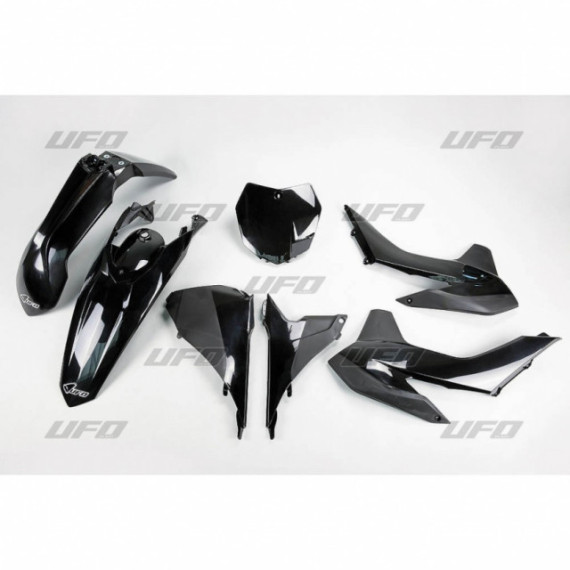 UFO Plastic kit 5-parts Black KTM SX/SXF125-525 13-15