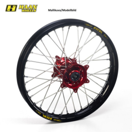 Haan wheel CRF150 07- 16-1,85 RED HUB/BLACK RIM