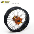  Haan wheel SX&SXF 95-12/EXC MODELS 95-16 17-4,50 BLACK RIM/ORANGE HUB