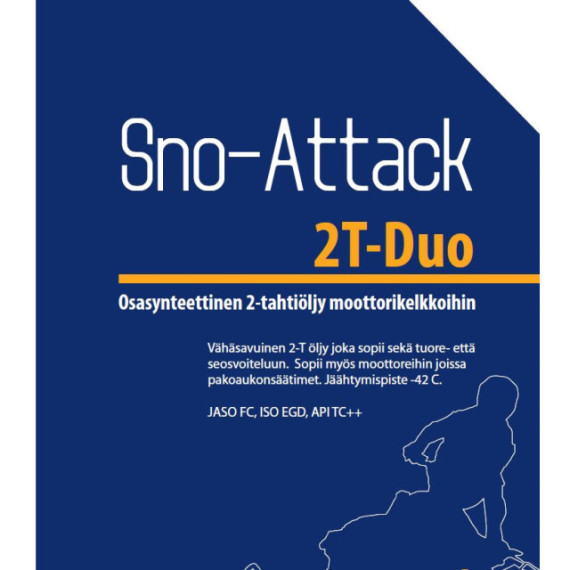 Sno-Attack 2T Snowmobile Oil Semi-Synthetic 20L