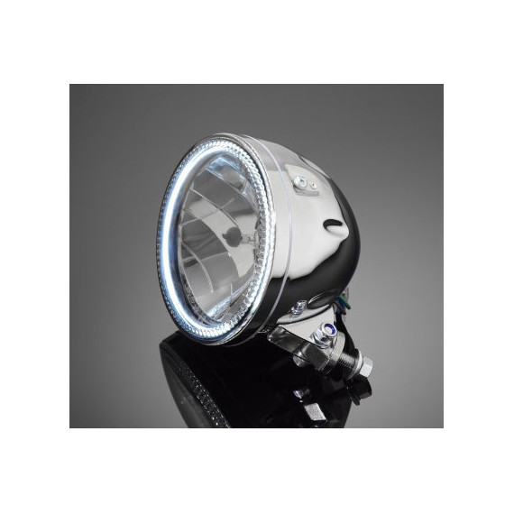 Highway Hawk Headlight with Led-Ring