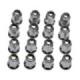 ITP Lug nut set 10 x 1.50mm 60° taper chrome 16 pcs