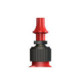 Tuff Jug Black Cap with Red Ripper Spout