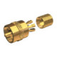 Centerpin solderless PL259 connector for RG8X or RG58/AU cable