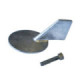 Perf metals anode, Trim Tab Yamaha 50-90HP