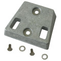 Perf metals anode, Transom Mount