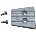 Perf metals anode, Transom shield Volvo DPS