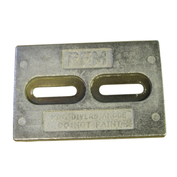 Perf metals anode, Mini Divers anode