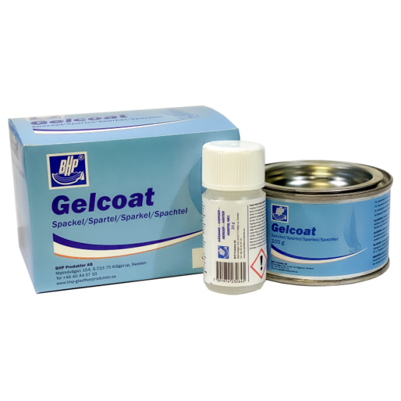 BHP Gelcoat-Filler 100g RAL-9016 white inc. hardener