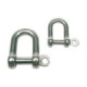 S.S D shackle 4mm