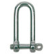 extra long S.S D shackle 8mm