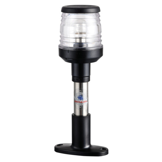 Compact SS light pole 20 cm black light