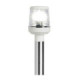 Telescopic sloped pole white 60 cm 360° LED