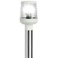 Telescopic sloped pole white 60 cm 360° LED