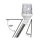 360° led pole w/30° white light 60 cm