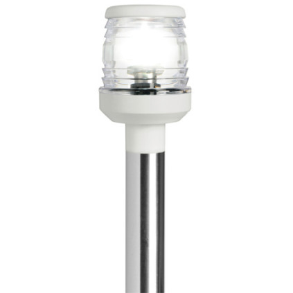 Pull-out led lightpole w/white base 100 cm