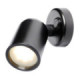 Articulated spotlight black LED