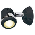 Articulated HI-POWER LED Black spotlight 12/24 V