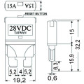 blade fuse resttable 10A 5pcs/pack