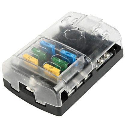 Polycarbonate fuse holder box