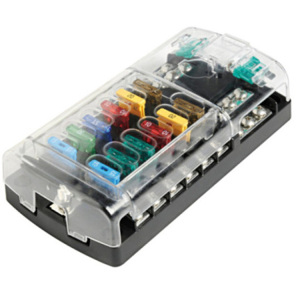 Polycarbonate fuse holder box