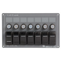 7 switches horizontal panel