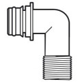 thread 90° hose connector 1/2