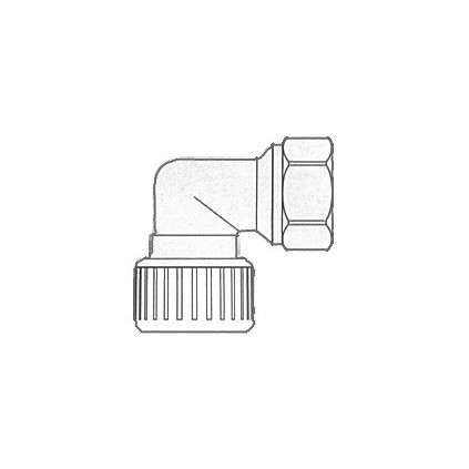 Hydrofix 1/2 elbow fem/fem