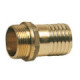 brass hose adap. male 1/4x8