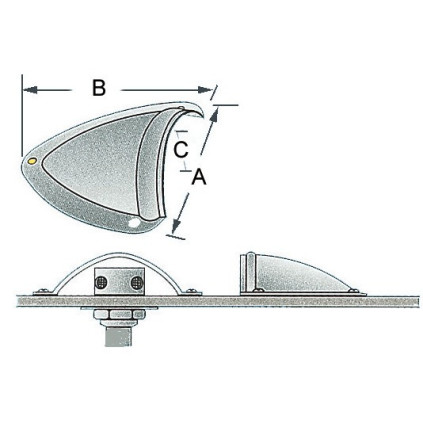 S.S thru hull protection small