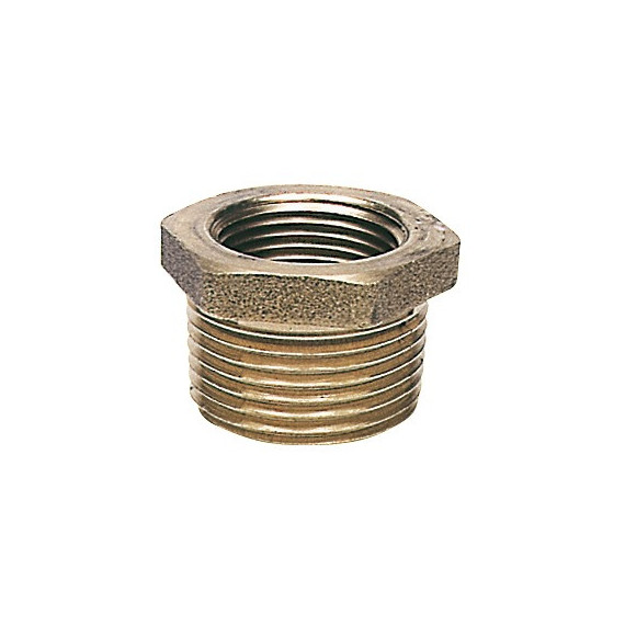 brass nipple 1x3/4 m/f