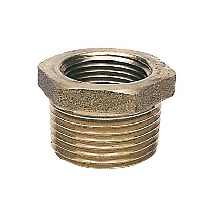 brass nipple 1x3/4 m/f