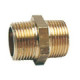 brass double nipple 3/8