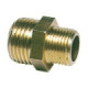 brass double nipple 1/4x3/8