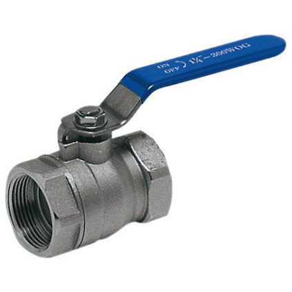 "Ball valve chromed brass 1/2"""