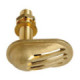 "Cast brass thru hull scoop strainer 1/2"""