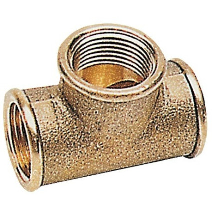 brass T joint 1/2