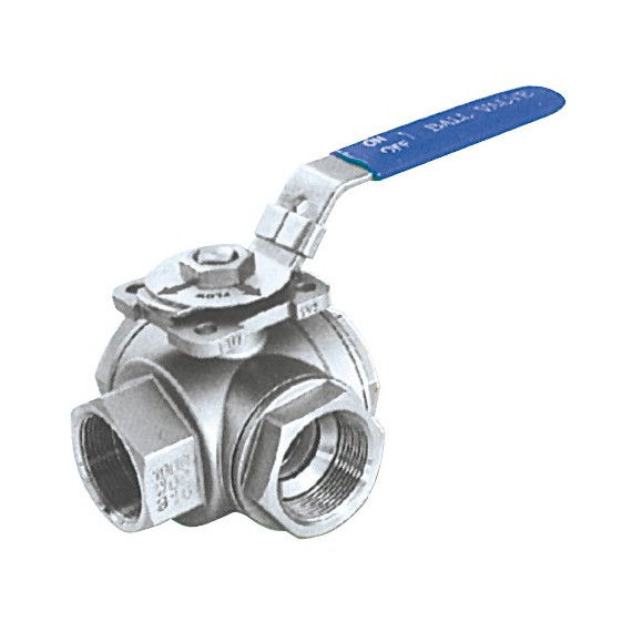 "3-way ball valve 3/4"""