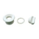 white nylon water drain plug