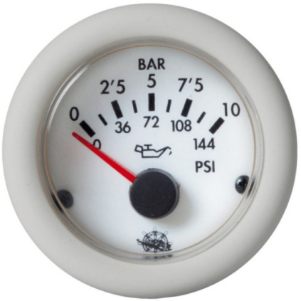 Osculati Oil pressure Gauge 0-10 bar 24v