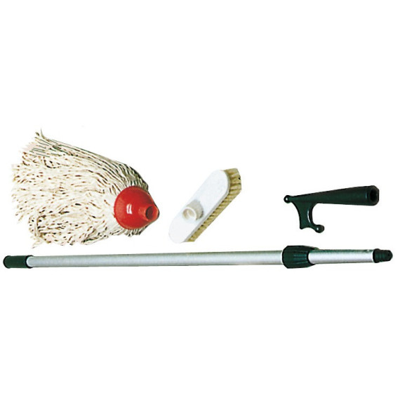 cleaning kit including pole