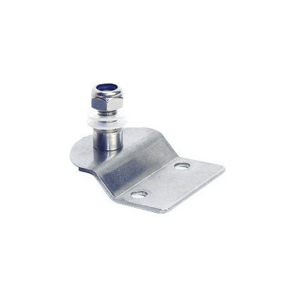 SS embossed plate w/pin