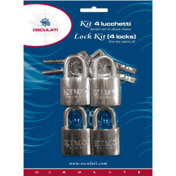 kit 4 padlock