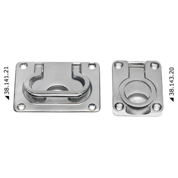 flush pull heavy duty ring