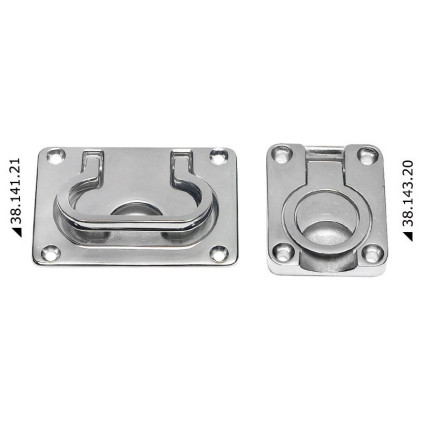 flush pull heavy duty ring